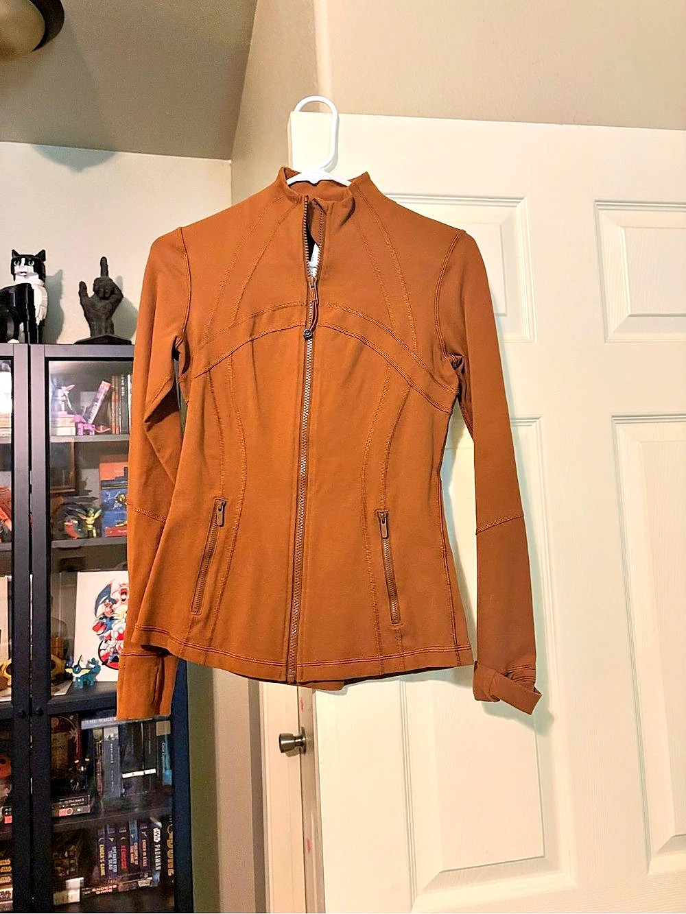 lululemon Women's Full-Zip Jacket in Brown Size 6 Like New